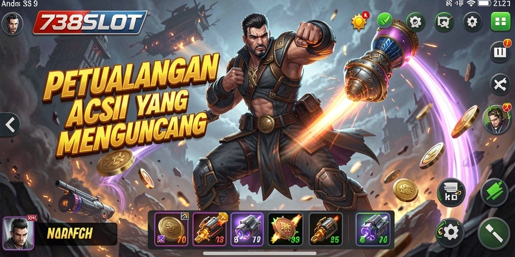 Screenshot gameplay 738SLOT dengan aksi mendebarkan.