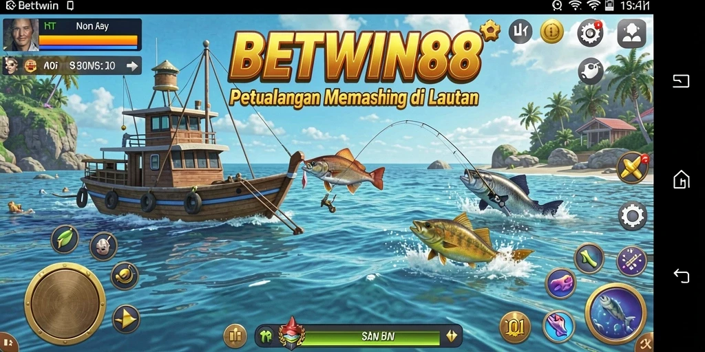 Tangkapan ikan yang menakjubkan dalam gameplay BETWIN88.