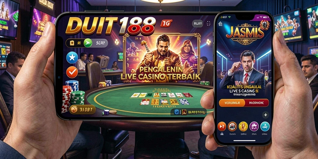 Gameplay Live Casino dengan dealer profesional di DUIT188.