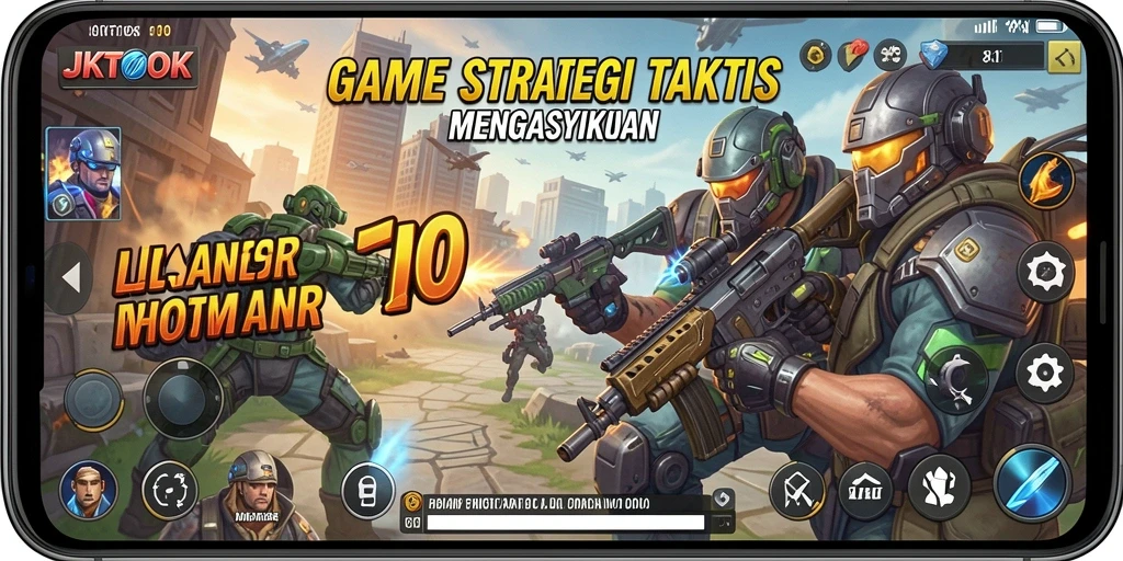 Tangkapan layar gameplay JKTOK menampilkan aksi strategis yang mendebarkan.