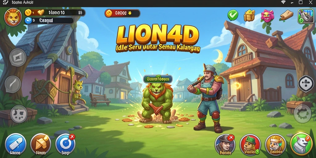 Gameplay menarik dari LION4D dengan elemen Idle yang seru.