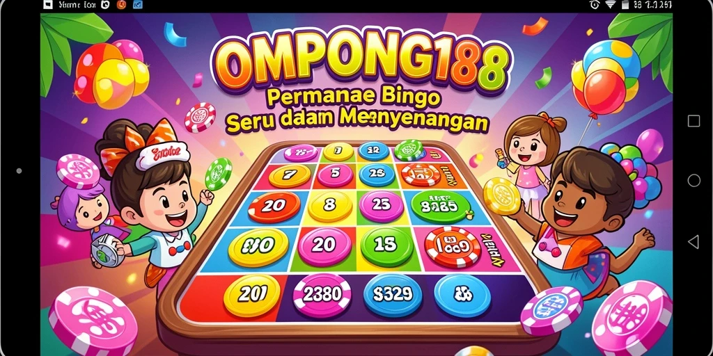 Tampilan gameplay Bingo yang menarik di OMPONG188.