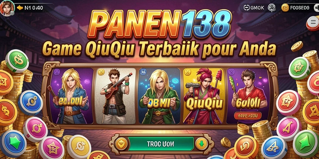 Screenshot utama PANEN138 menampilkan aksi seru permainan QiuQiu.