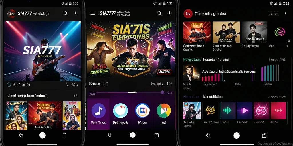 Screenshot SIA777 menampilkan gameplay yang menarik dan interaktif dengan musik.