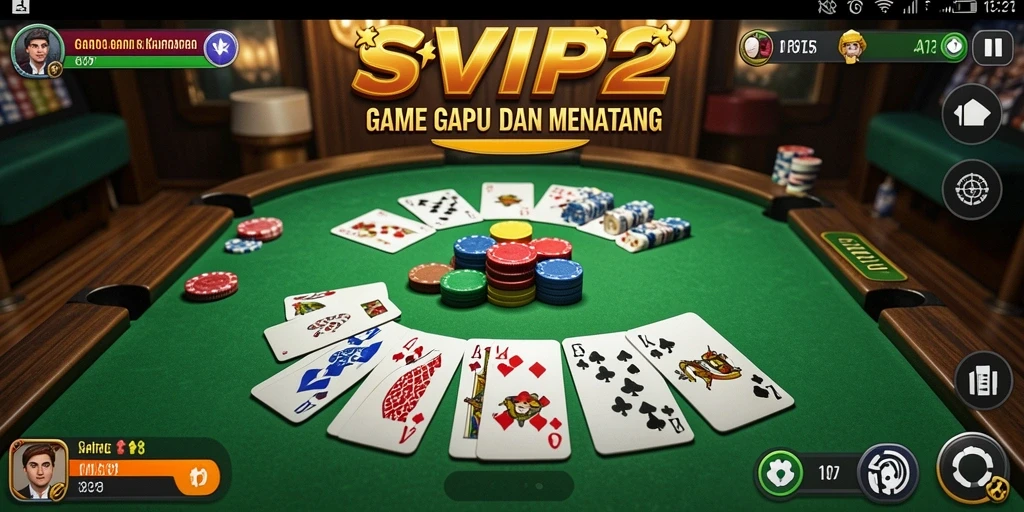Screenshot gameplay seru Gaple di SVIP2.