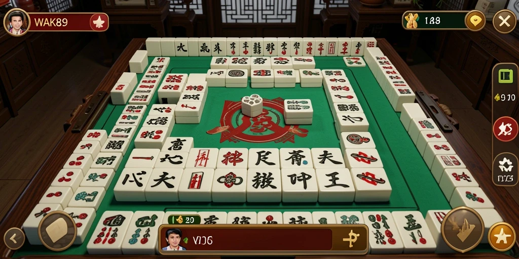 Gameplay seru di WAK89 dengan tantangan Mahjong yang menarik.