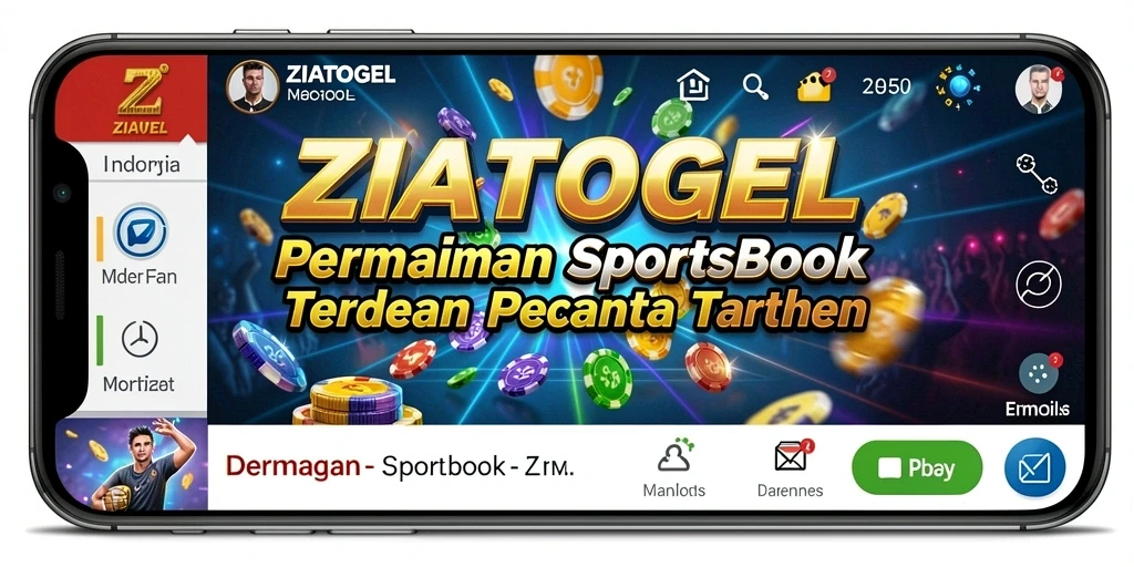 Tampilan menarik dari gameplay ZIATOGEL dalam taruhan olahraga.